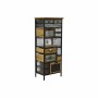 Caisson à Tiroirs DKD Home Decor Sapin Métal (52 x 34 x 127.5 cm)