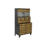 Caisson à Tiroirs DKD Home Decor Sapin Métal (80 x 42 x 133.5 cm)