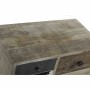 Sinfonier DKD Home Decor Métal Cuir Laiton Bois de manguier (55 x 30 x 110 cm)