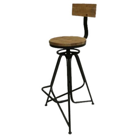 Tabouret DKD Home Decor Sapin Métal (63 x 53 x 94 cm)