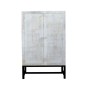Armoire DKD Home Decor Noir Métal Blanc Bois de manguier (100 x 40 x 197 cm)