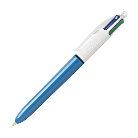 Crayon Bic Original Bleu Multicouleur 4 couleurs Rechargeable