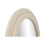 Miroir mural Home ESPRIT Blanc Ondes Velours Scandi 75 X 4 X 177 cm