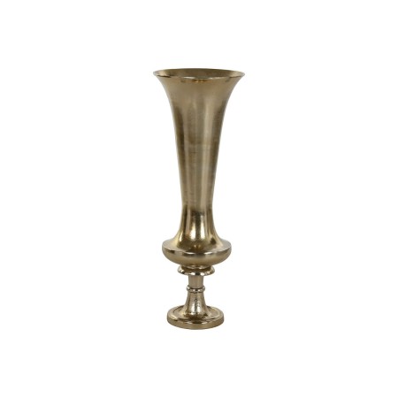 Vase Home ESPRIT Doré Aluminium Moderne Verre 28,5 X 28,5 X 81 cm