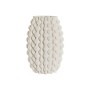 Jarrón Home ESPRIT Blanco Gres Moderno 17 X 17,5 X 28 cm