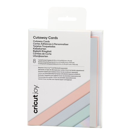 Tarjetas de Recorte para Plotter de corte Cricut Joy Pastel (8 Unidades)