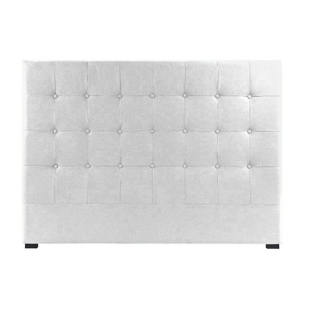 Tête de lit DKD Home Decor Polyester Blanc Bois MDF