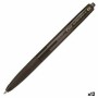 Bolígrafo Pilot Supergrip G Negro 0,4 mm 1 mm (12 Unidades)