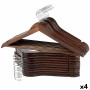 Jeu de porte-manteaux Max Home Marron Bois Acier 44,5 x 23 x 1 cm 20 Pièces (4 Unités)