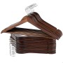 Jeu de porte-manteaux Max Home Marron Bois Acier 44,5 x 23 x 1 cm 20 Pièces (4 Unités)