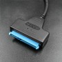 Adaptateur USB vers SATA pour Disque Dur Qoltec 51855 Noir