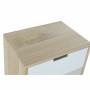 Caisson à Tiroirs DKD Home Decor  Beige Bois d'hévéa Blanc Gris foncé Bois de paulownia (40 x 30 x 78 cm)