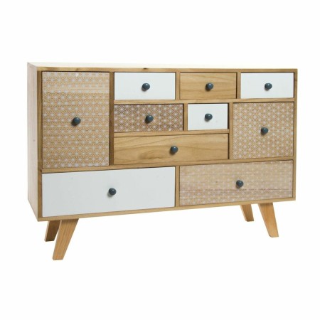 Buffet DKD Home Decor Naturel Bois Blanc (95,5 x 26 x 67,5 cm)