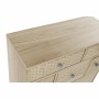 Caisson à Tiroirs DKD Home Decor  Naturel Blanc Bois de paulownia Ethnique (60 x 26 x 94 cm)