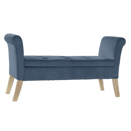 Coffre de Rangement DKD Home Decor Bleu Bois (130 x 44 x 69 cm)