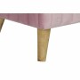 Banquette DKD Home Decor  Rose Naturel Bois Polyester (68 x 42 x 55,5 cm)