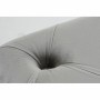 Banquette DKD Home Decor  Gris Polyester Velours Bois MDF (88 x 53 x 48 cm)