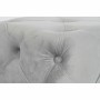Banquette DKD Home Decor  Gris Polyester Velours Bois MDF (88 x 53 x 48 cm)