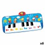 Piano jouet Winfun 90 x 0,5 x 38 cm Bleu animaux (6 Unités)