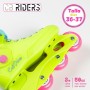 Rollers en ligne Colorbaby Jaune 36-37 (4 Unités)