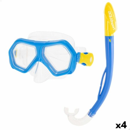 Gafas de Buceo con Tubo Infantiles AquaSport Azul (4 Unidades)