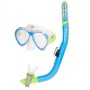 Gafas de Buceo con Tubo Infantiles AquaSport Azul (2 Unidades)