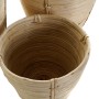 Set de pots DKD Home Decor Naturel Rotin (25 x 25 x 20 cm) (3 pcs)