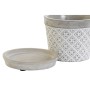 Cache-pot DKD Home Decor Gris Ciment Jardin (12,5 x 12,5 x 11,5 cm)