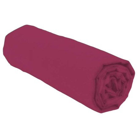 Drap housse Lovely Home LH71609 Fuchsia 140 x 190 + 35 cm