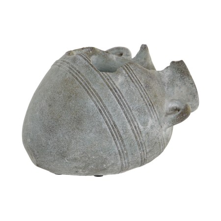 Cache-pot DKD Home Decor Ciment Gris clair Traditionnel (23 x 18 x 16 cm)