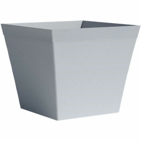 Maceta Garden ID Azul Gris Cuadrada 33 x 39 x 33 cm