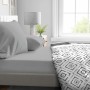 Sábana Bajera Ajustable HOME LINGE PASSION HP71765 Gris claro 140 x 190 + 30 cm