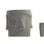 Set de pots DKD Home Decor ‎S3023942 Gris Ciment Boho (19 x 18 x 22 cm)