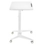 Bureau MacLean MC-453W Blanc Acier 80 x 52 cm