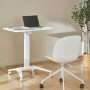 Bureau MacLean MC-453W Blanc Acier 80 x 52 cm