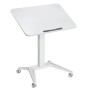 Bureau MacLean MC-453W Blanc Acier 80 x 52 cm