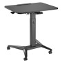 Bureau MacLean MC-453B Noir Acier 80 x 52 cm