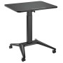 Bureau MacLean MC-453B Noir Acier 80 x 52 cm