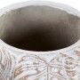 Cache-pot DKD Home Decor ‎S3023968 Doré Ciment Blanc Tropical (12 x 12 x 12 cm) (2 Unités)