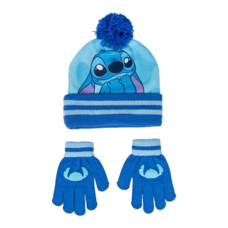 Gorro Infantil Stitch Azul claro (Talla única)