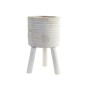 Cache-pot DKD Home Decor Bois Blanc (23 x 23 x 40 cm)