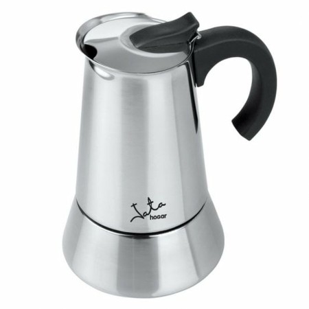 Cafetière Italienne JATA Argenté Métal Acier inoxydable 6 Tasses