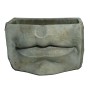 Cache-pot DKD Home Decor Gris Ciment Lèvres (21 x 12 x 12,3 cm)