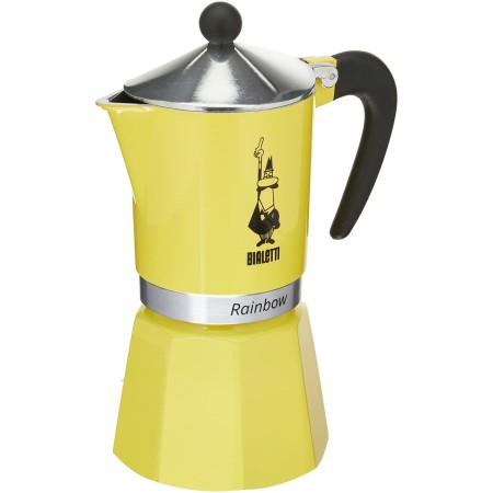 Cafetière Italienne Bialetti Rainbow Jaune 6 Tasses