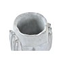 Cache-pot DKD Home Decor Visage Gris Ciment (18 x 17 x 21 cm)