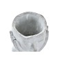 Cache-pot DKD Home Decor Visage Gris Ciment (13 x 13 x 18 cm)