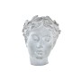 Cache-pot DKD Home Decor Visage Gris Ciment Traditionnel (17 x 13 x 20 cm)