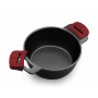 Casserole avec Couvercle en Verre BRA A410320 3 L 1,6 L