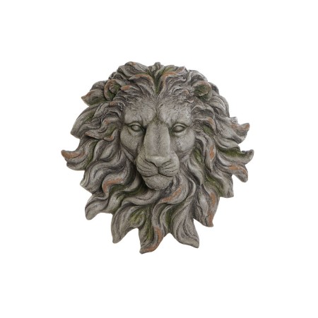 Cache-pot DKD Home Decor Fibre de Verre Gris Lion (47 x 20 x 46 cm)