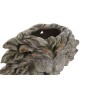 Cache-pot DKD Home Decor Fibre de Verre Gris Lion (47 x 20 x 46 cm)